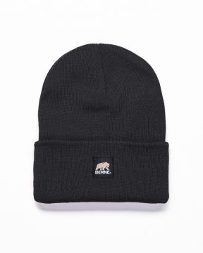 Men's Berne Knit Cuff Cap-Black