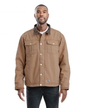 Men's Berne Retro Washed Sherpa-Lined Jacket
