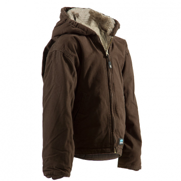 Toddler Berne Softstone Hooded Coat-Bark