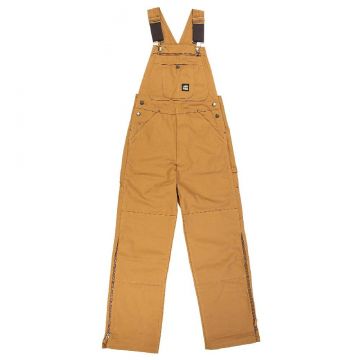 Men's Berne Original Unlined Duck Bib Overall-Brown