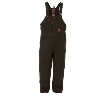 Kids' Berne Softstone Insulated Bib Overall-Bark