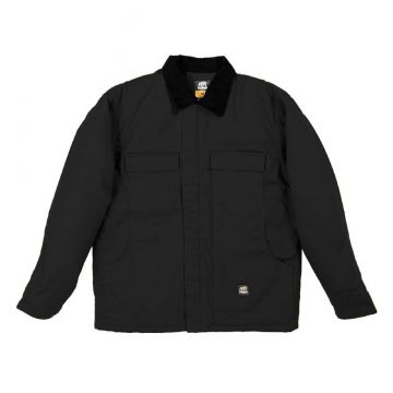Men's Berne Original Quilt-Lined Chore Coat-Black