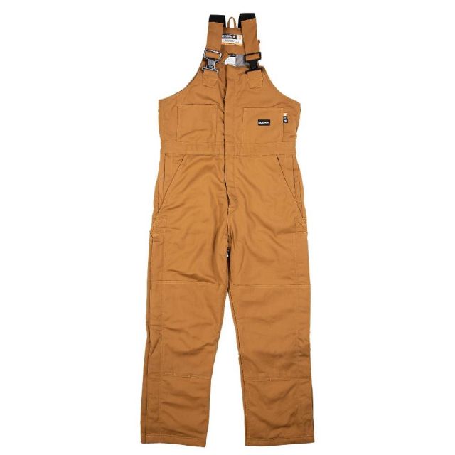 Men's Berne FR Deluxe Bib Overall-Brown