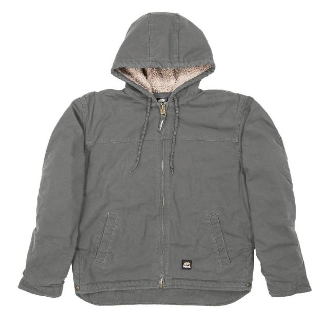 berne high country hooded jacket sherpa lined