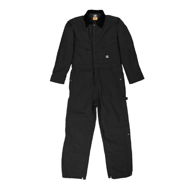 Men's Berne Deluxe Duck Insulated Coverall-Black