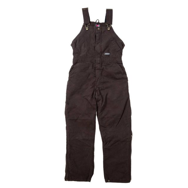 dark brown carhartt insulated bibs