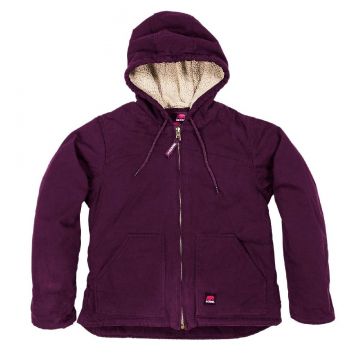 Women’s Berne Softstone Hooded Coat-Plum